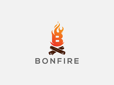 Bonfire app bonfire bonfire logo brand branding icon ui ux