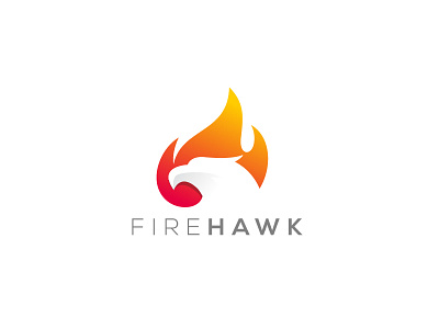 Fire Hawk Logo app bird eagle game hand lettering hawk hawkeye hawks logo strong ui ux vector