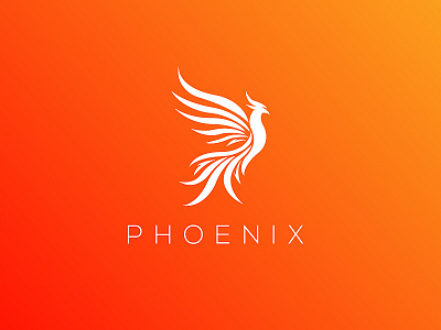 Phoenix Logo app design fire firebird game illustration logo phoenix phoenix logo ui ux vector