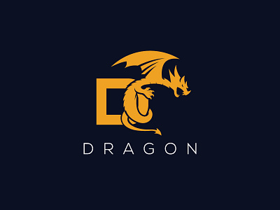 Dragon Logo branding design dragonfly dragons game illustration letter d logo ui ux