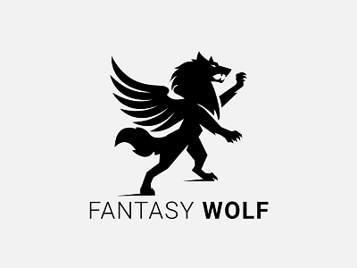 fantasy wolf animation fantasy art illustration strong ui ux web wolf wolf logo wolfpack wolves