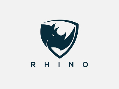rhino logo animation app branding illustration rhino rhino logo rhinoceros rhinos strong ui ux web