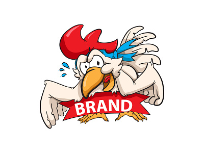 hungry chicken logo design animation chicken cute animal cute art design illustration logochicken logodesign minimal