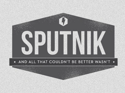 Sputnik Logo Development: Crest Idea emblem logo self branding