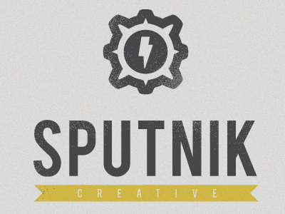 Sputnik full logo identity logo selfbrandingsucks