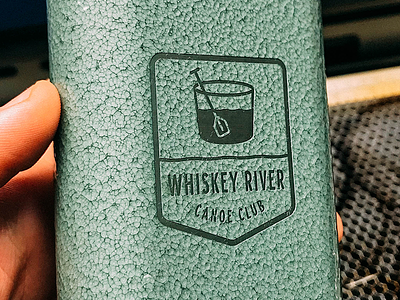 Whiskey River Canoe Club - Stanley Flask booze flask laser etched