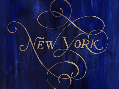 NYC graphic design lettering logo typography