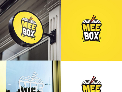 Meebox Logo Design branding creative culinary design food logo logo modern