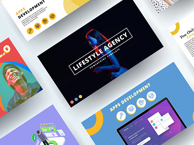 Colorful Lifestyle Agency Presentation Design