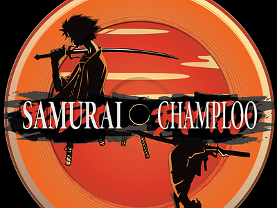 Champloo album art album artwork album cover anime apparel design design graphic design merch merchandise merchandise design music vector