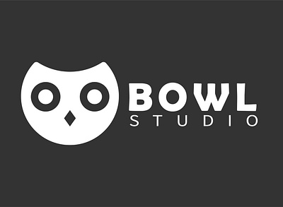 Bowl Studio Logo design flat illustration logo minimal