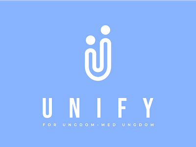 Unify logo concept 2 design flat illustration logo minimal