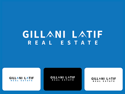 Real Estate Logo Concept 1 branding design flat illustration logo minimal vector