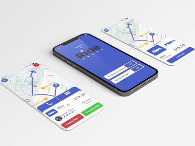 Ride Share App Concept app design download mockup mobile mobile app ui ux