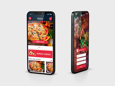 Pizza App adobe xd app design download mockup mobile app design mobile design mobile ui ui ux