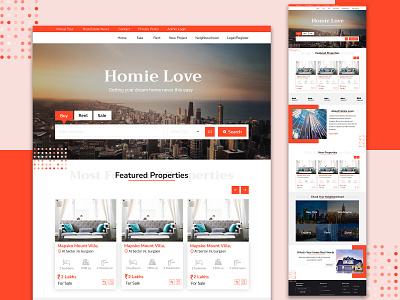 Real Estate UI branding design figma icon ui ux website