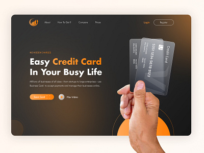 Creadit Crad Landing Page By Jyotsana On Dribbble