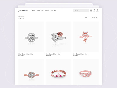 Jewellery Website - Search Result