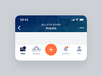 Bulletin Board - iOS Navigation app bulletinboard create ios navbar navigation navigation menu tabbar tabs