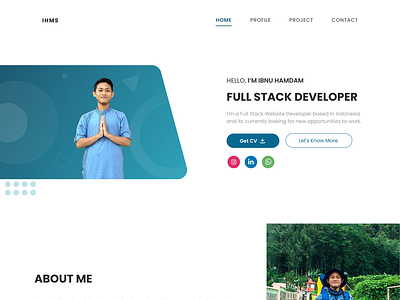 Ibnu Hamdam - Personal Portfolio Website