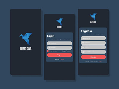 BERDS LOGIN app apple ios iphone iphone app