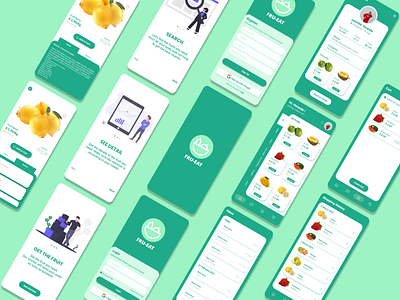 Fru-Eat android app app design apple application design ecommerce ecommerce app ecommerce design food food app ios iphone