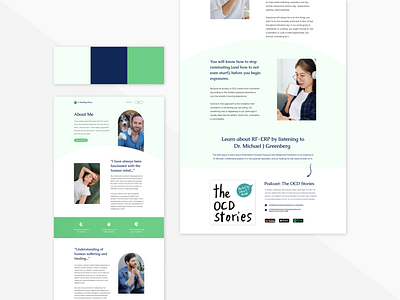 Website UI Design/Mockup for a Psychological Clinic