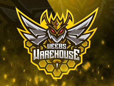 ESPORTS BEE LOGO design esport esportslogo gaminglogo illustration logo mascot mascotlogo teamlogo twitch twitchoverlay vector