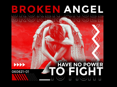 BROKEN ANGEL animation branding graphic design