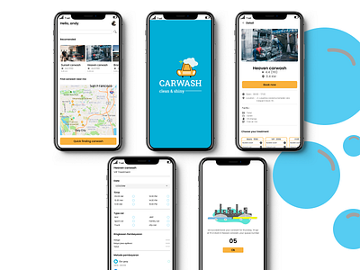 Carwash mobile app ilustrator mobileapp ui uidesign uiuxdesign