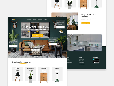 Furniture Design website funiturewebsite needfedback ui uidesign uiwebsite websitedesign