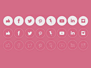 FREEBIE CLEAN AND SIMPLE SOCIAL MEDIA ICONS by FGD Fonts & Design ...