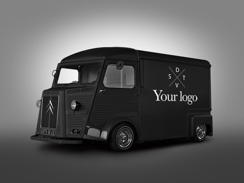 Download Free Psd Hipster Van Mockup By Free Goodies For Designers On Dribbble
