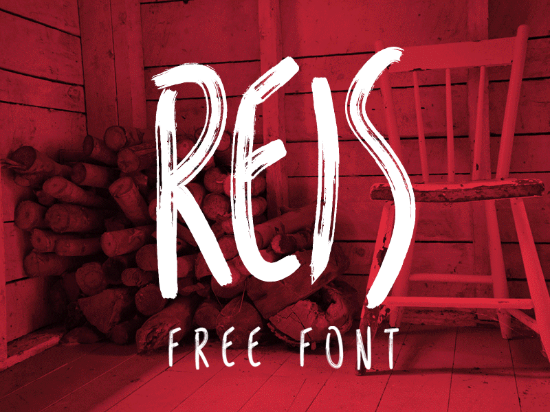 REIS FREE FONT BY MARCELO REIS MELO (OTF & TTF)
