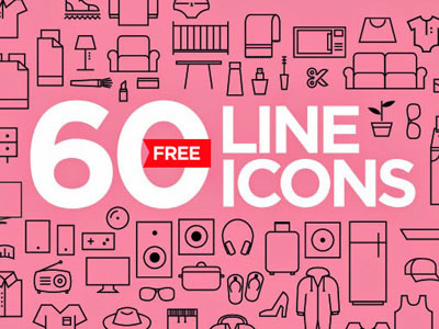 60 FREE FRESH LINE ICONS IN VECTOR