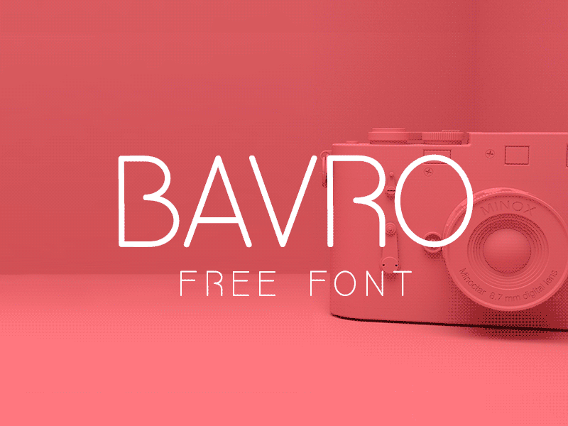 BAVRO FREE FONT font free freebie freebies freefont type webfont