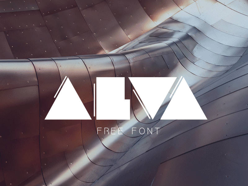 Alva font dribbble