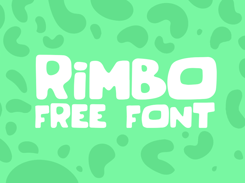 RIMBO FREE FONT bold brush font free freebie freebies freefont sansserif type typography webfont