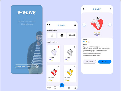 Wireless Headphone Shopping Application