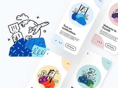 Charco Illustrations by Karthik Srinivas design freebies illustration illustration design illustrations illustrations／ui illustrator system ui ux