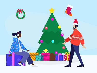 Holiday Expansion for Festive UX Design free freebies illustration illustration design illustrations illustrations／ui illustrator system ui ux