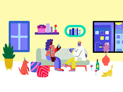 Splendid Scenes for Cool Compositions free freebies illustration illustration design illustrations illustrations／ui illustrator system ui ux