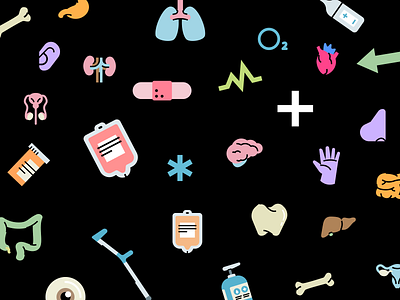 Medical stickers to heal your designs