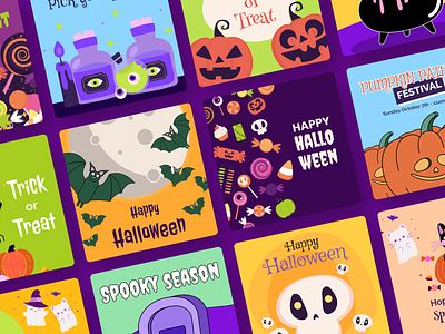 Spooky Social Media Templates