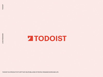 Todoist logo redesign branding graphic design logo