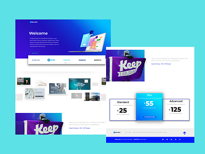 Demo landing page design