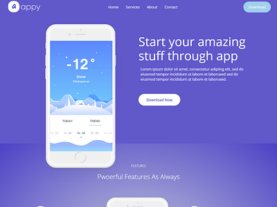 Appy Product Landing Page