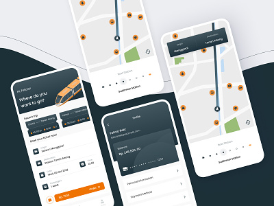 Train Navigation Mobile App android design figma illustration ios mobile navigation train travel ui ux
