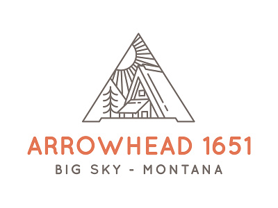 Arrowhead branding debut graphic logo logo design logotype