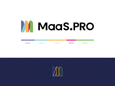 MaaS.PRO brand branding identity identity branding logo logotype mark symbol